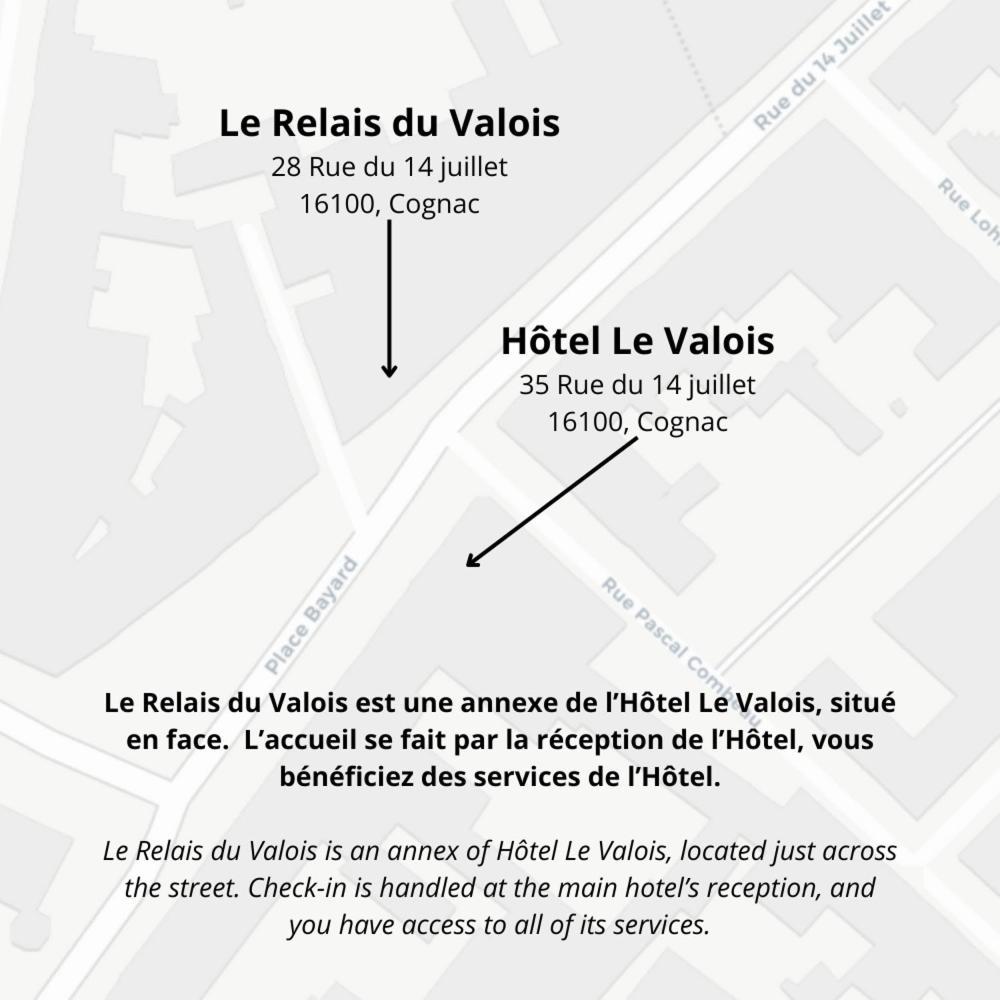 ホテル Le Relais Du Valois Cognac Centre エクステリア 写真